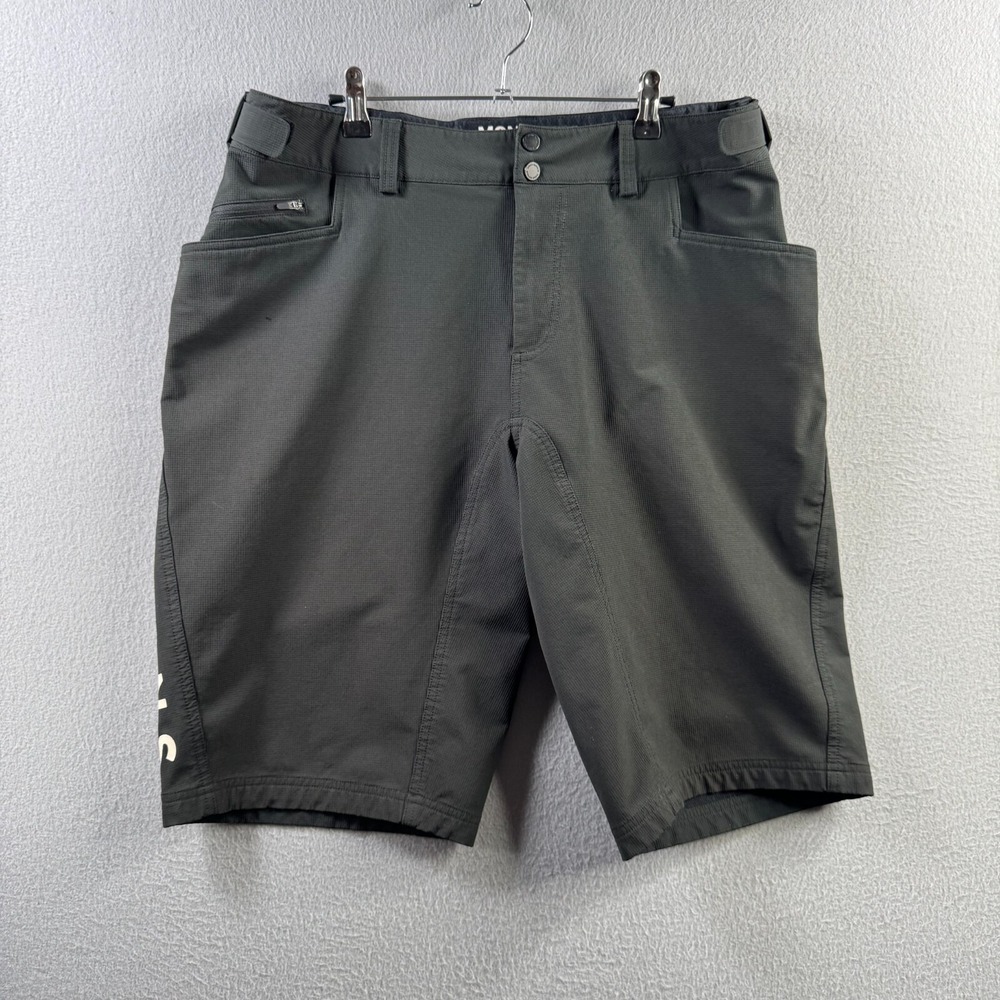 Mons Royale Shorts Mens 2XL Black Merino Wool Blend Mountain Bike Shorts Outdoor